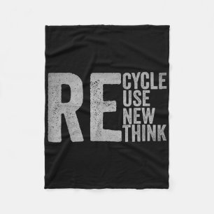 Recyclen hergebruik Herstel Herdenken Milieudag Aa Fleece Deken