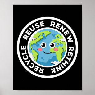 Recyclen Hergebruik Herstel Omgevingsactivisme her Poster