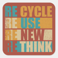 Recyclen hergebruik Vernieuwen Rethink