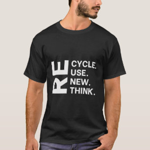 Recyclen Hergebruiken Herdenken EH Day Milieu Acti T-shirt