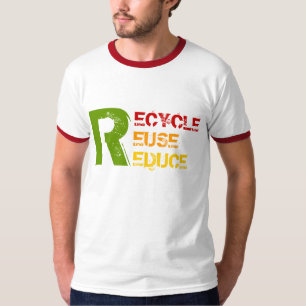 Recyclen, hergebruikt, T-shirts reduceert