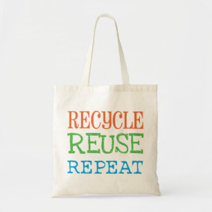 Recyclen, hergebruikt, tas herhalen