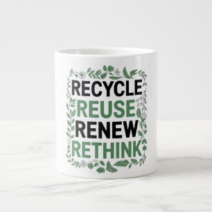 Recyclen, hergebruikt, vernieuwd, herdacht – Green Extra Grote Beker
