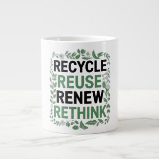 Recyclen, hergebruikt, vernieuwd, herdacht – Green Extra Grote Beker