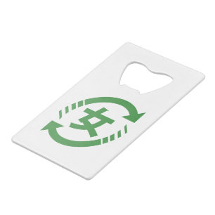 Recyclen Japanse meisjes Teken Kanji Nihongo Kredietkaart Flessenopener