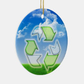 Recyclen Keramisch Ornament (Rechts)