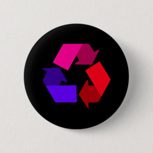 recyclen knop ronde button 5,7 cm