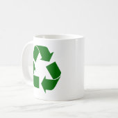recyclen koffiemok (Voorkant links)
