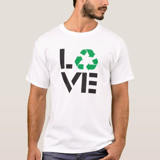Recyclen liefde t-shirt (Voorkant)