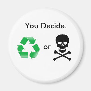 Recyclen of overlijdt: U beslist Magnet Magneet