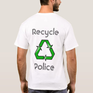 Recyclen politie t-shirt