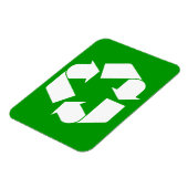 Recyclen premium magneet (Linkerzijde)