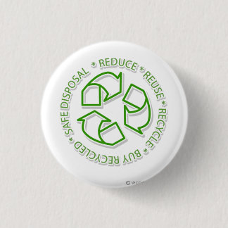 recyclen ronde button 3,2 cm