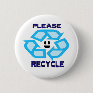 Recyclen Ronde Button 5,7 Cm
