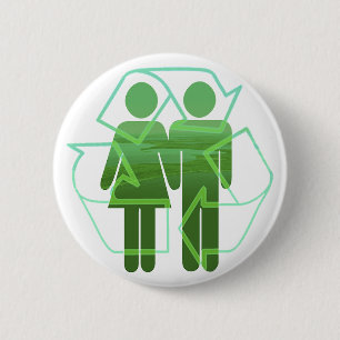 Recyclen Ronde Button 5,7 Cm