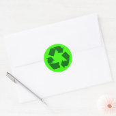 recyclen ronde sticker (Envelop)