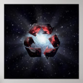 Recyclen (ruimte) poster (Voorkant)