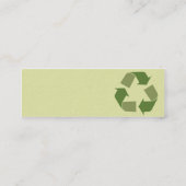 Recyclen - Skinny Mini Visitekaartje (Achterkant)