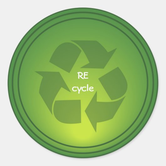 Recyclen Sticker (Voorkant)