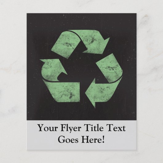  Recyclen symbool Flyer (Voorkant)