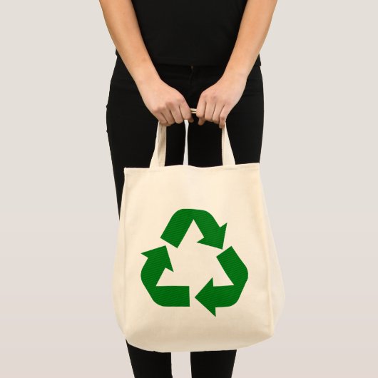 Recyclen Symbool Grocery Canvas tas (Voorkant (product))
