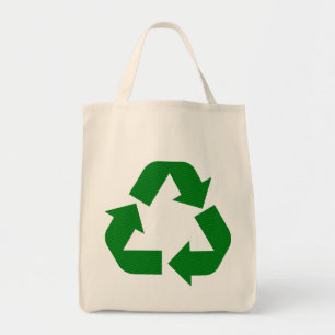 Recyclen Symbool Grocery Canvas tas