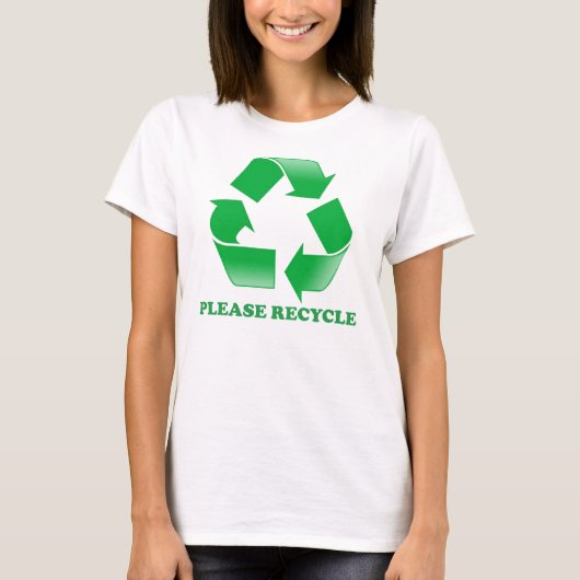 Recyclen T-shirt (Voorkant)
