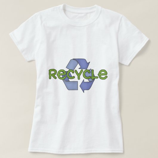 Recyclen T-shirts en cadeautjes (Design voorkant)