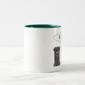Recyclen Tweekleurige Koffiemok (Center)