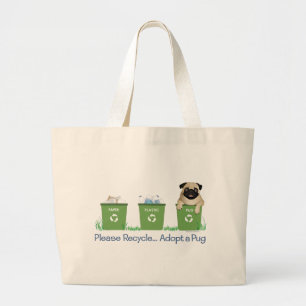Recyclen u, neemt u een pop aan grote tote bag