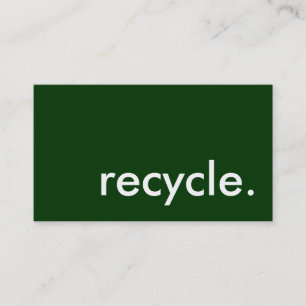 recyclen. visitekaartje