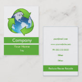 recyclen Visitekaartjes (Voorkant / Achterkant)