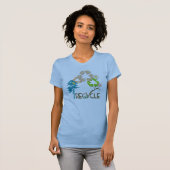 Recyclen  vogelvogels T-Shirt (Voorkant volledig)