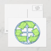 Recycler la carte postale (Devant / Derrière)