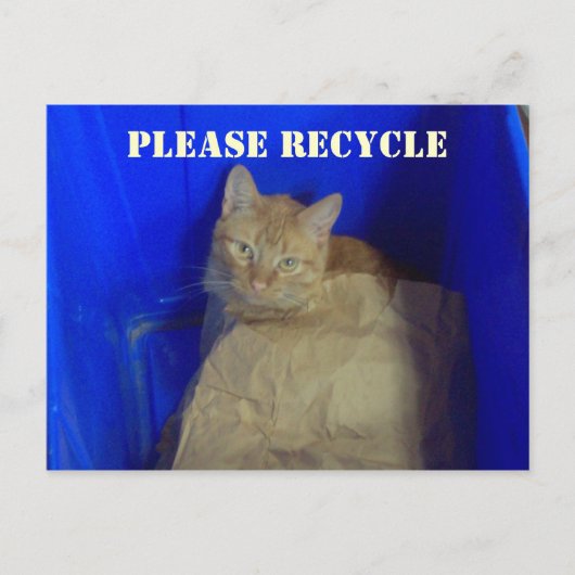 Recycler la carte postale (Devant)