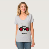 Recycler le tshirt bycycle (Devant entier)
