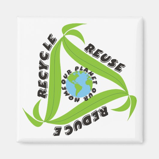 Recycler, réutiliser, réduire les Magnets (Devant)