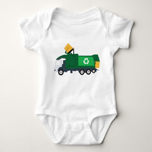 Recycling Afvalwagen Romper (Voorkant)