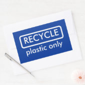 Recycling Bin Label Sjabloon Sticker (Envelop)