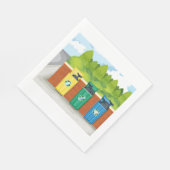 Recycling Bins Garbage Napkins Servet (Hoek)