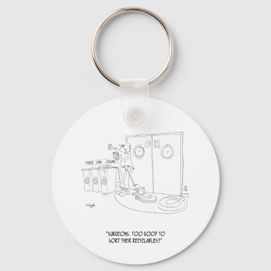 Recycling Cartoon 9265 Sleutelhanger (Voorkant)