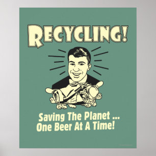 Recycling: de planeet redden poster