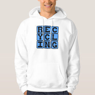 Recycling, ecologisch vangnet hoodie