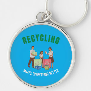Recycling maakt alles beter sleutelhanger