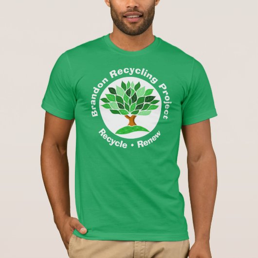 Recycling Project. Recyclen en vernieuwt. T-shirt (Voorkant)