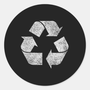Recycling Symbool Logo Earth Day Green Deal Klimaa Ronde Sticker