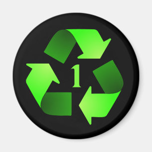 Recycling Symbool Magnet - Groen #1 Magneet