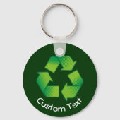 Recycling Symbool Sleutelhanger (Voorkant)