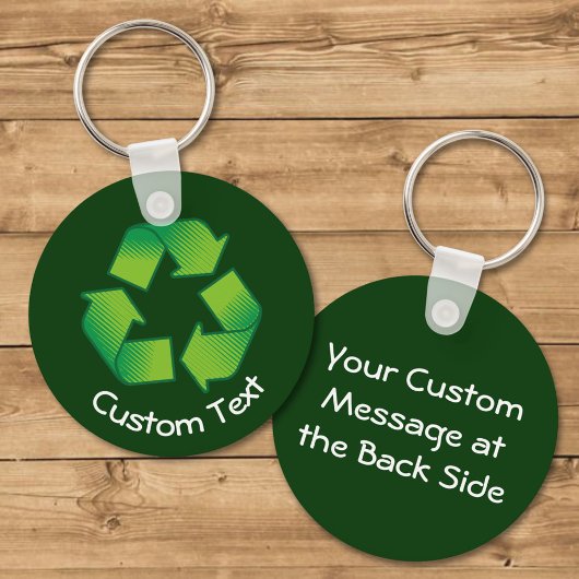 Recycling Symbool Sleutelhanger