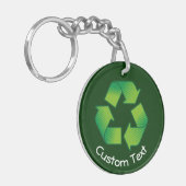 Recycling Symbool Sleutelhanger (Voorkant Links)